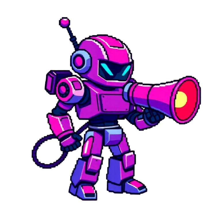 PRISM pixel-art character