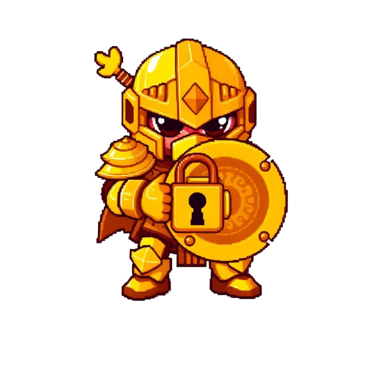 VAULT pixel-art character